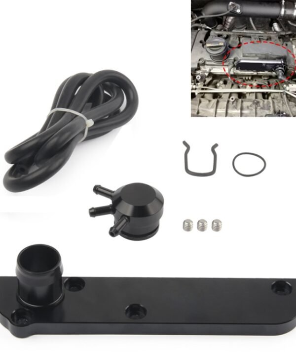 Modified Forged PCV Care Board Kit PCV Delete Plate for Audi / Volkswagen Golf PCV Vacuum Adapter