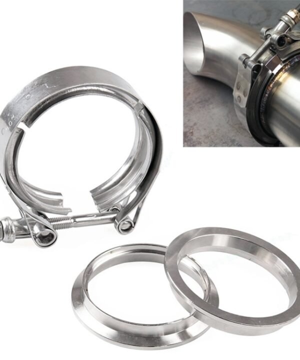 4 inch Car Turbo Exhaust Downpipe V-Band Clamp Stainless Steel 304 Flange Clamp