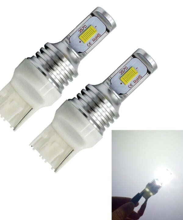 2 PCS T20/7440 72W 1000LM 6000-6500K Bright White Light Car Turn Backup LED Bulbs Reversing Lights, DC 12-24V, T20/7440 Backup Light, T20/7440