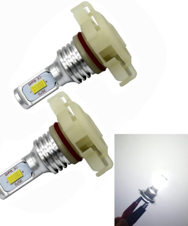 2 PCS H16(EU) 72W 1000LM 6000-6500K Super Bright White Light Car Fog LED Bulbs, DC 12-24V, H16(EU)