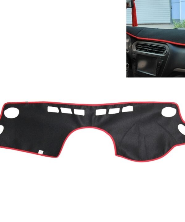 Dark Mat Car Dashboard Cover Mat Anti-reflective Center Console Pad Interior Dark Shade Cover for SGMW HongGuang 2008-2013, Deliver Product According To Your Car Type