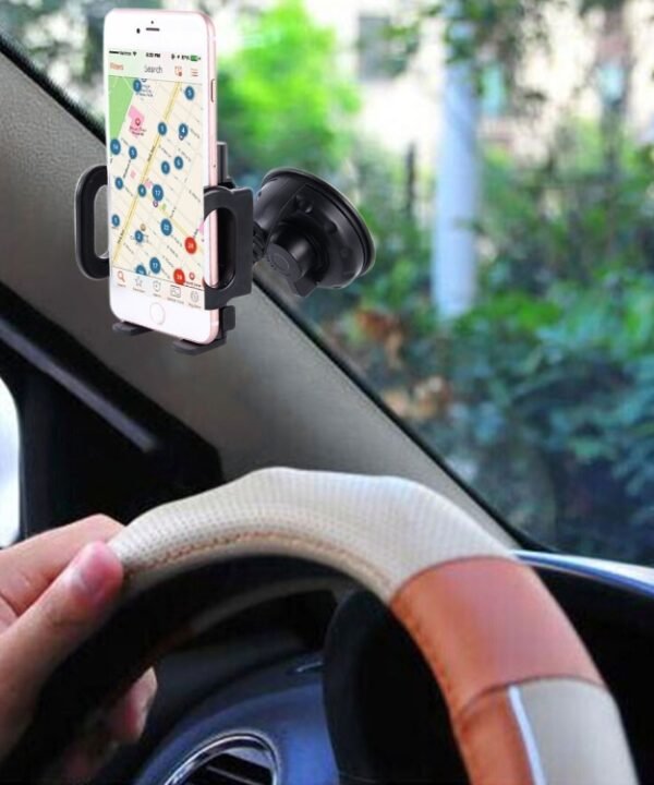 SHUNWEI SD-1121G Car Phone Multi-functional Mount Holder, Windshield / Dashboard Universal Car Mobile Phone Cradle, For iPhone, Galaxy, Huawei, Xiaomi, Sony, LG, HTC, Google and other iOS / Android Smartphones
