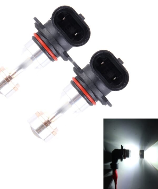 2 PCS 9005 30W 350 LM 6000K White Light 6 LED Car Fog Light Bulb, DC 12V