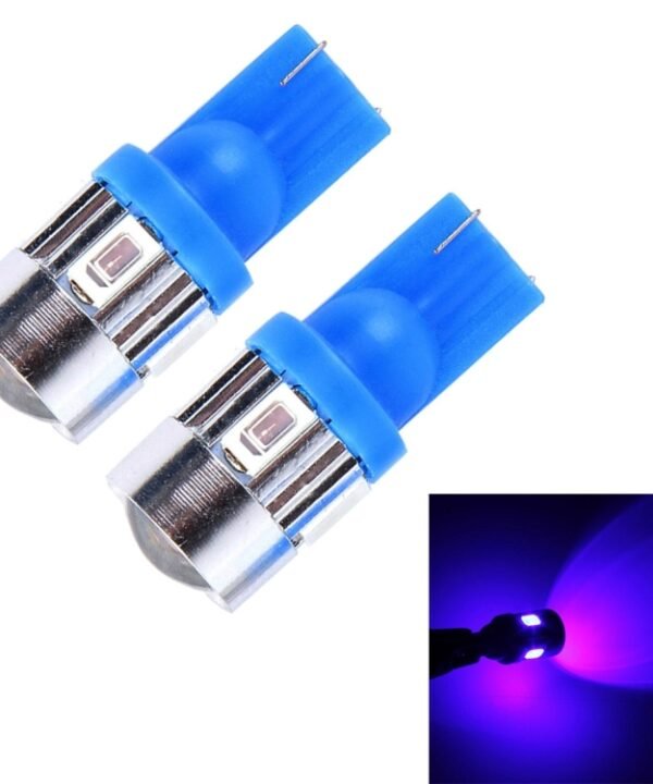 2 PCS T10 3W 6 LED SMD 5630 Blue Light Clearance Light.DC 12V.