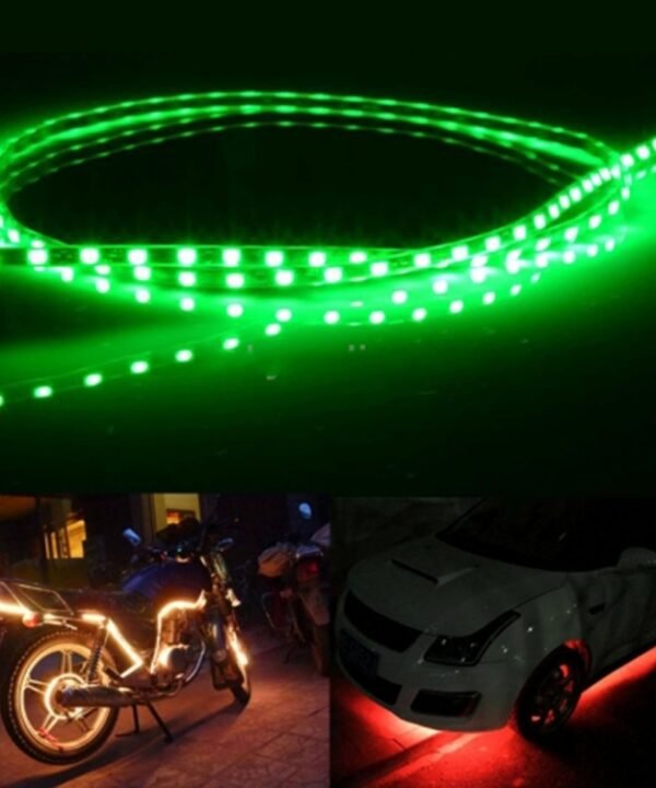 5 PCS Flow Style 45 LED 3528 SMD Waterproof Flexible Car Strip Light for Car Decoration, DC 12V, Length: 90cm, 90cm Green, 90cm Ice blue, 90cm Red, 90cm White, 90cm Yellow, 90cm Blue, 90cm Pink