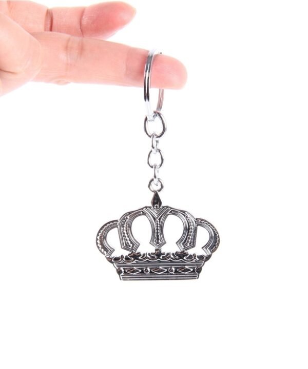 Crown Royal Design Keychain, Crown Royal Shape(Silver), Crown Royal Shape(Yellow)