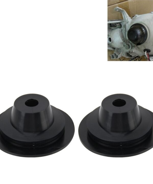2 PCS Universal Car LED Headlight HID Xenon Lamp Silicone Dust Cover Seal Caps LED Headlight Seal Dust Seal Cover Dust Cover for H1 H3 H7 H11 / H8 9005 / 9006