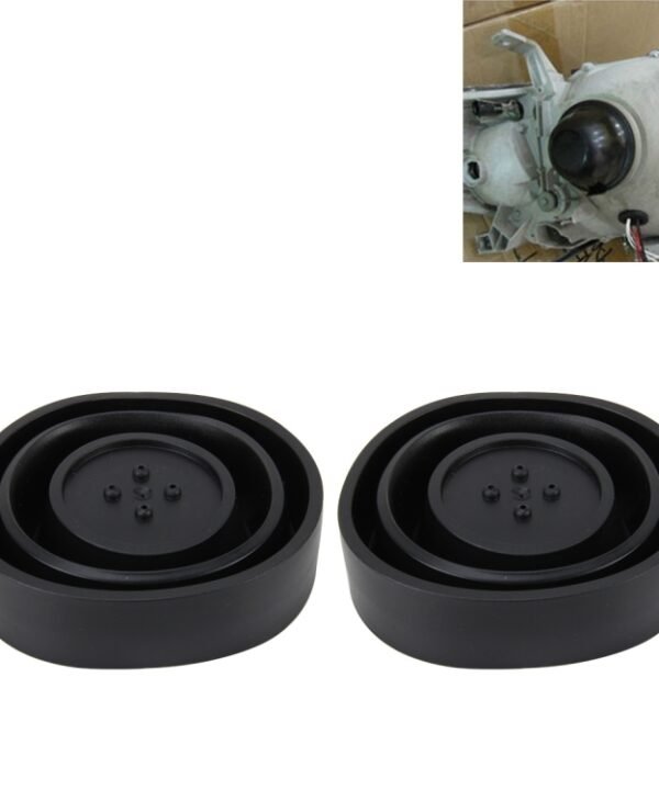 2 PCS Universal Car LED Headlight HID Xenon Lamp Silicone Dust Cover Seal Caps LED Headlight Seal Dust Seal Cover Dust Cover
