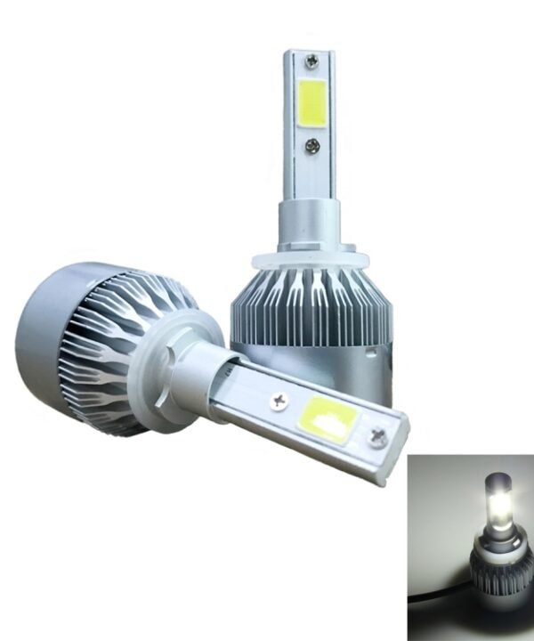2pcs 880/881 18W 1800LM 6000K Waterproof IP68 Car Auto LED Headlight with 2 COB LED Lamps, DC 9-36V, 880/881