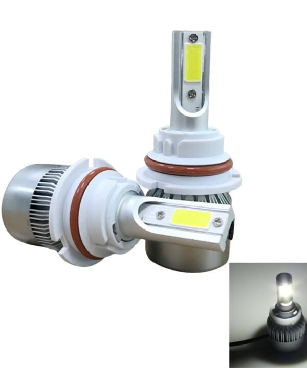 2pcs 9004 18W 1800LM 6000K Waterproof IP68 Car Auto LED Headlight with 2 COB LED Lamps, DC 9-36V, 9004