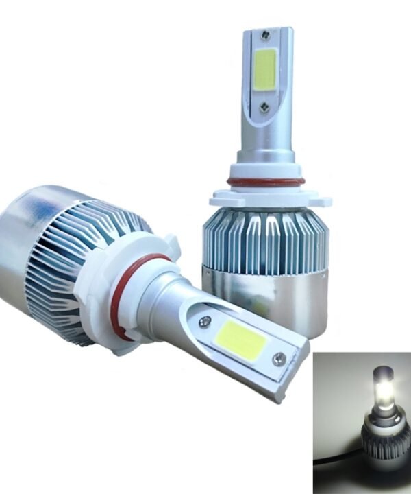 2pcs 9005 18W 1800LM 6000K Waterproof IP68 Car Auto LED Headlight with 2 COB LED Lamps, DC 9-36V, 9005