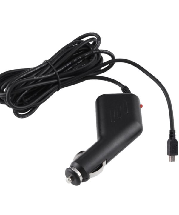 Universal Mini USB Charger Adapter For Car DVR Camera GPS Navigation Input 10V - 48V Ouput 5V 1.5A,  Cable Length: 3.5m