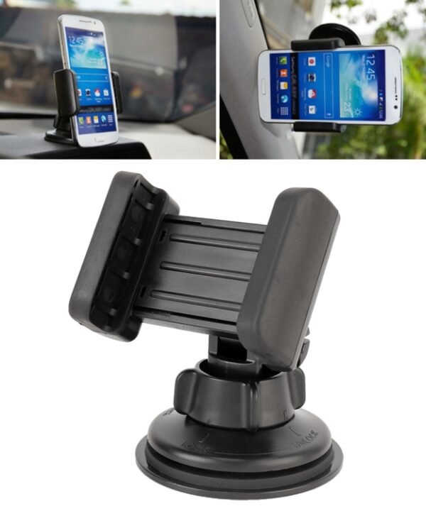 3R-1005 Universal Car Suction Cup Mount Bracket Phone Holder for 68-80mm Mobile Phone
