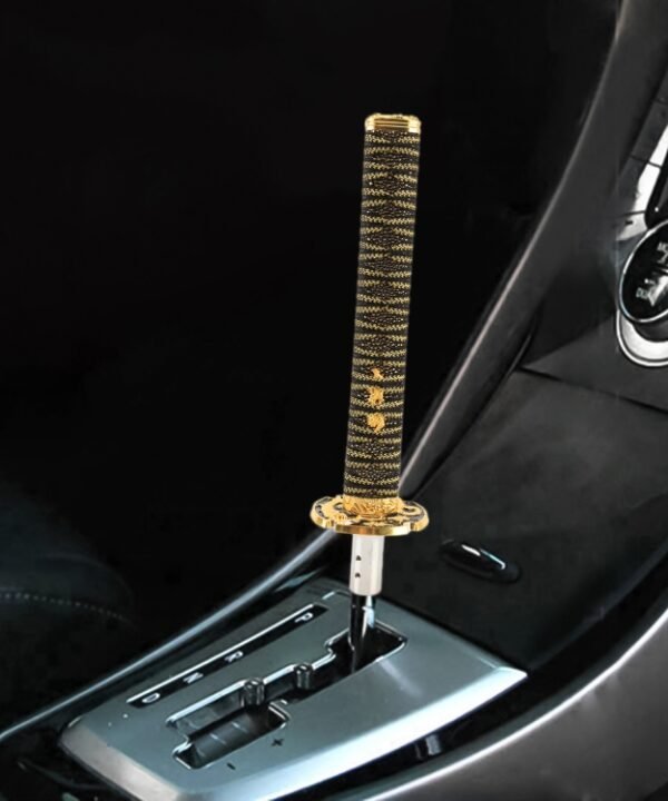 Universal Samurai Shape Manual or Automatic Gear Shift Knob, Length: 31.5cm