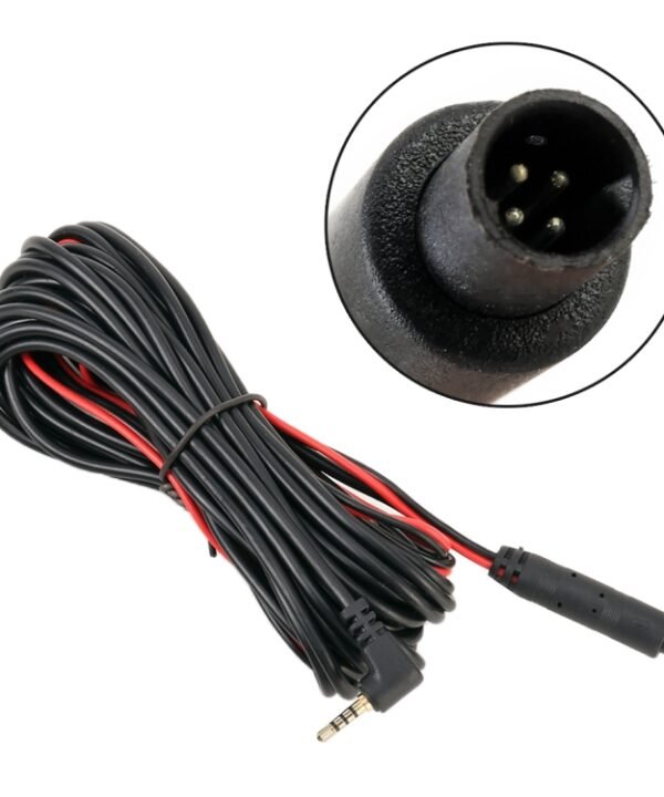 10m Universal Car 4P Reversing Camera Extension Cord Rearview Mirror Vehicle Traveling Data Recorder Video Conversion with Plug