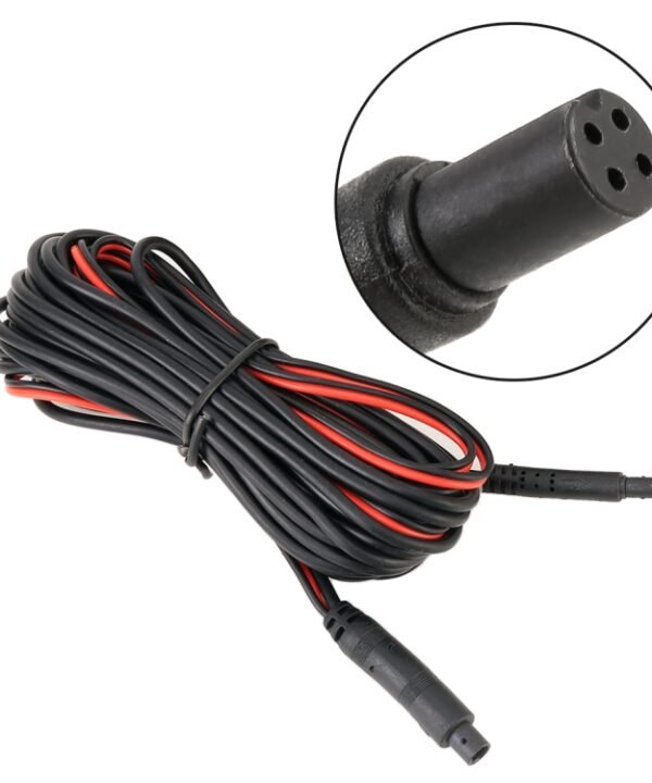 5.5m Universal Car 4P Reversing Camera Extension Cord Rearview Mirror Vehicle Traveling Data Recorder Video Conversion without Plug