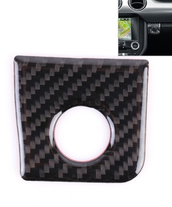 Car Copilot Storage Box Button Decorative Sticker for Ford Mustang 2015-2020