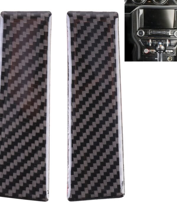 2 PCS Car Central Display Panel Decorative Sticker for Ford Mustang 2015-2020