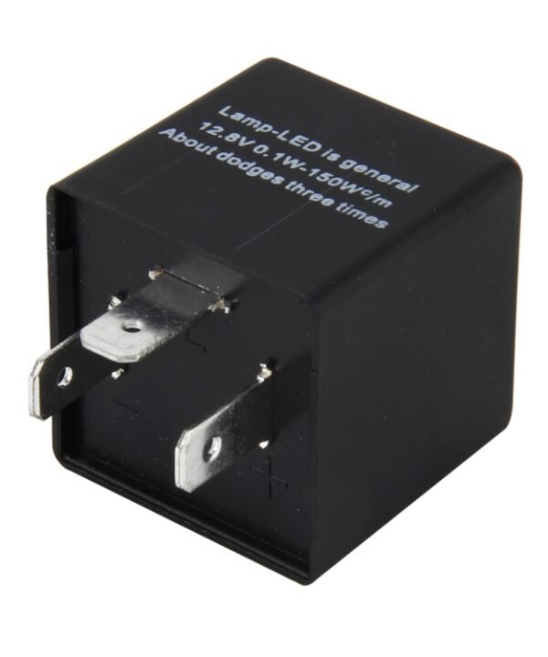 CF13 JL-02 Flasher for LED Auto Car-styling 3-Pin LED Turn Signal Adjustable Frequency Car Flasher Relay Fix Hyper Flash General Lamp-LED Light Relay for Japanese Car