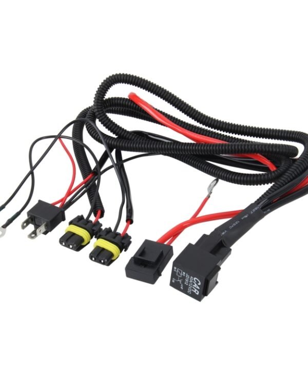 DC 12V 40A H4 Bulb Strengthen Line Group HID Xenon Controller Cable Relay Wiring