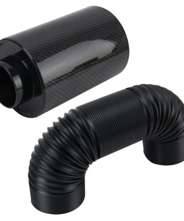 Universal Air Intakes Short Cold Racing Aluminium Air Intake Pipe Hose High Flow Cold Air Extension System Air Filter