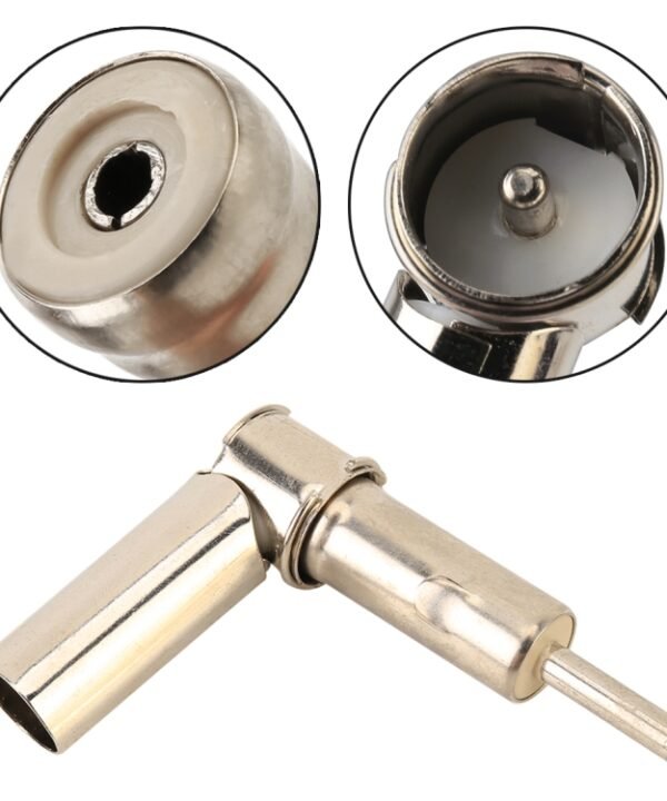 1 Set Car Vehicles Radio Stereo Aerial Antenna Mast Male and Female Adapter Connector Plug