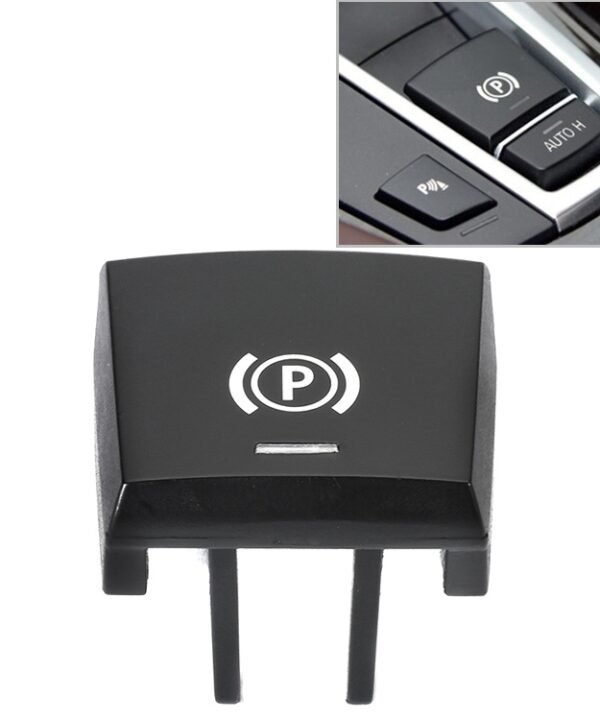 Auto Parking Switch Cover Replacement Handbrake P Key Button for BMW 5 / 6 Series 2014/07-2017/05