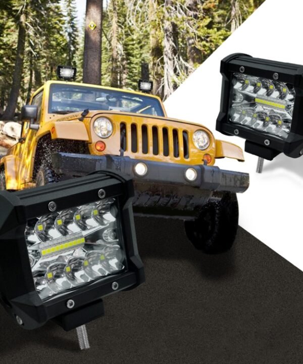 4 inch 15W 1500LM LED Strip Lamp Working Refit Off-road Vehicle Light Roof Strip Light