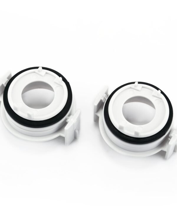 1 Pair H7 Xenon HID Headlight Bulb Base Retainer Holder Adapter for BMW E46/318i/E65/E90