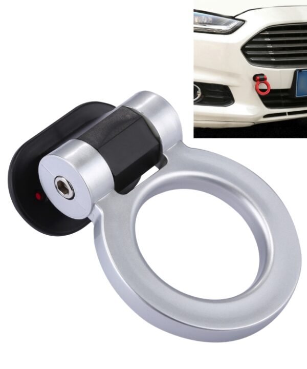 Car Truck Bumper Round Tow Hook Ring Adhesive Decal Sticker Exterior Decoration