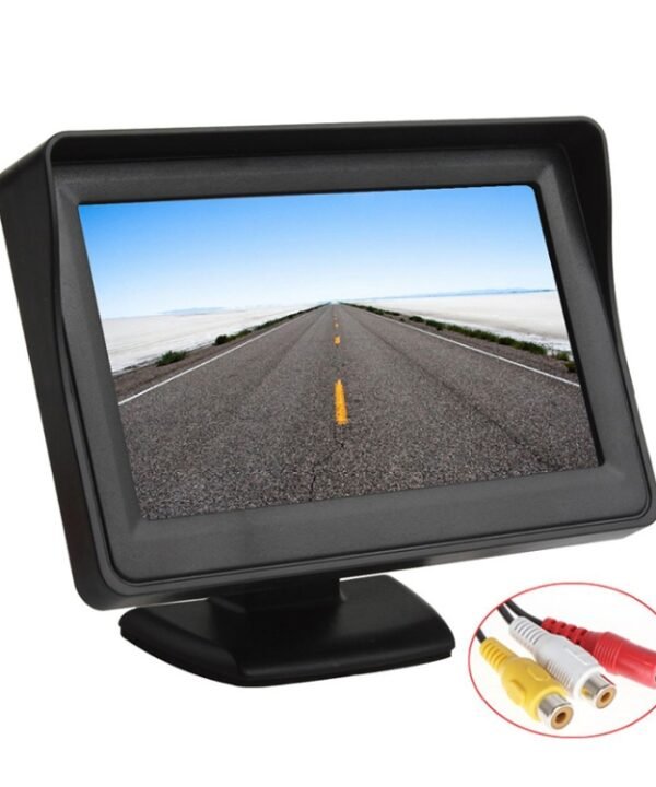 PZ-703 4.3 inch TFT LCD Car Rearview Monitor with Stand and Sun Shade