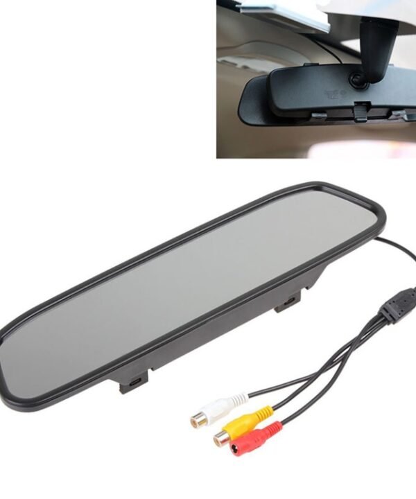 PZ-705 4.3 inch TFT LCD Car Rear View Mirror Monitor for Car Rearview Parking Video Systems