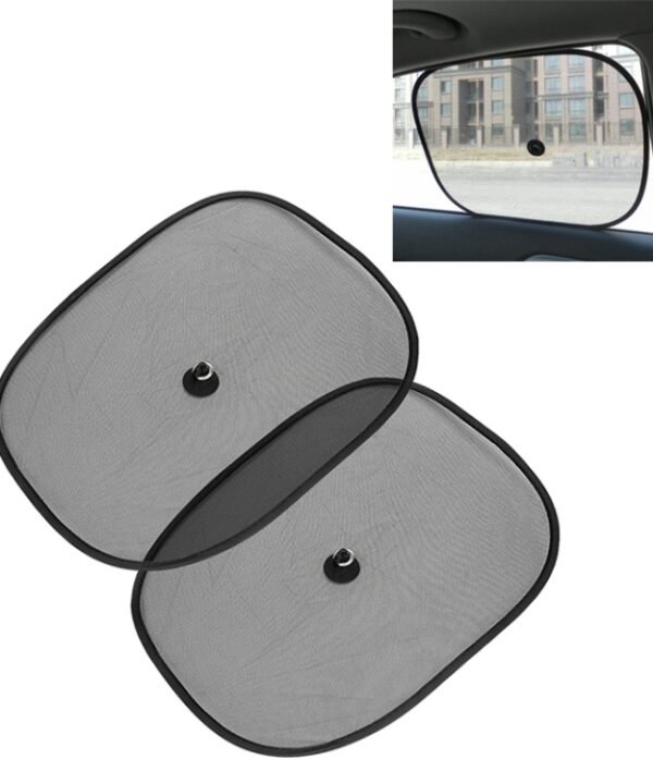 2 PCS Car Net Yarn Sunscreen Insulation Window Sunshade Cover, Size: 44*36cm