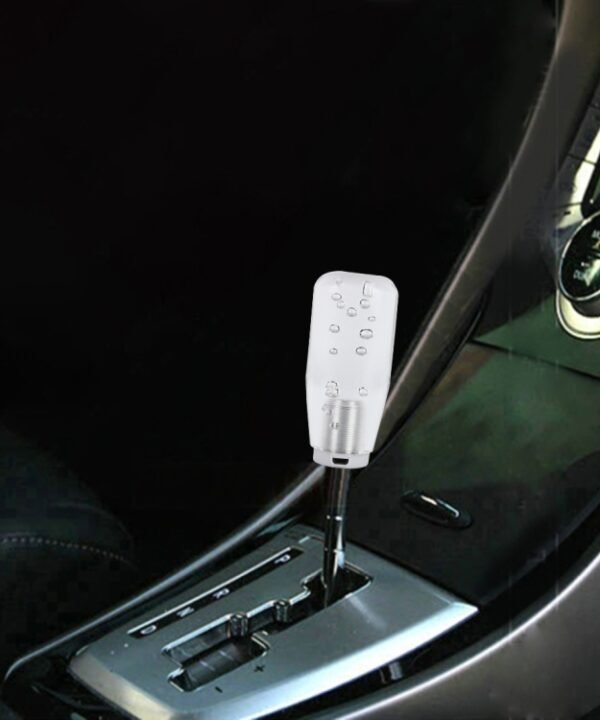 Universal Car Truck Transparent Bubble Colors LED Light Shift Knob Gear Lever Shifter, Length: 10cm