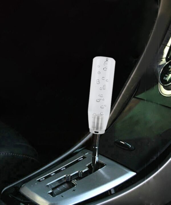 Universal Car Truck Transparent Bubble Colors LED Light Shift Knob Gear Lever Shifter, Length: 15cm