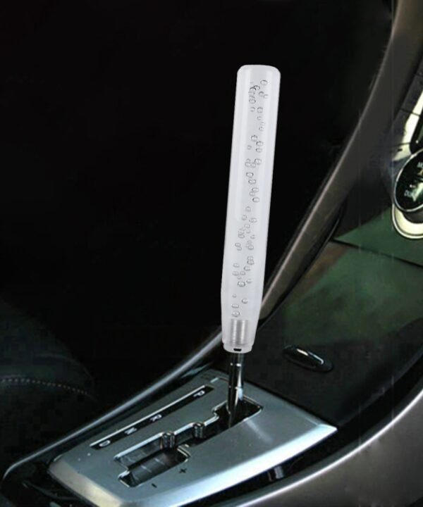 Universal Car Truck Transparent Bubble Colors LED Light Shift Knob Gear Lever Shifter, Length: 30cm