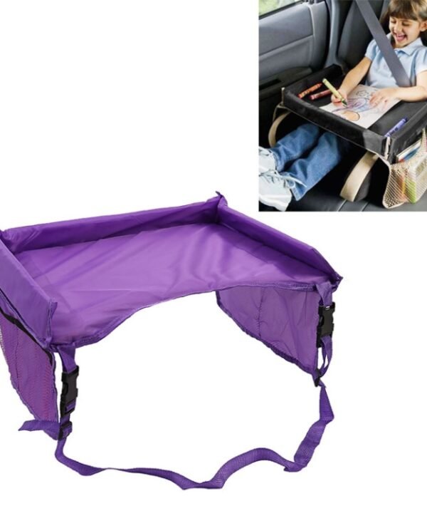 Child Baby Toddler Stroller Organizer Travel Snack Toy Car Seat Activity Tray, Purple, Pink, Baby Blue, Black