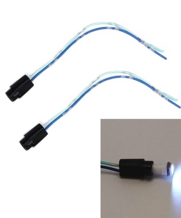 2 PCS Socket Car Bulb Holder Adapter