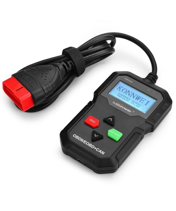 KONNWEI KW590 Mini OBDII Car Auto Diagnostic Scan Tools Auto Scan Adapter Scan Tool (Can Only Detect 12V Gasoline Car), KW590