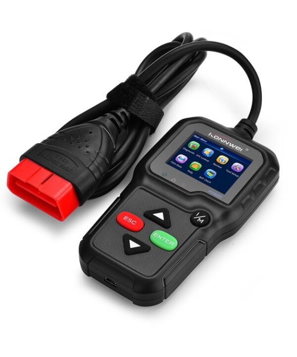 KONNWEI KW680 Mini OBDII Car Auto Diagnostic Scan Tools  Auto Scan Adapter Scan Tool (Can Detect Battery and Voltage, Only Detect 12V Gasoline Car), KW680