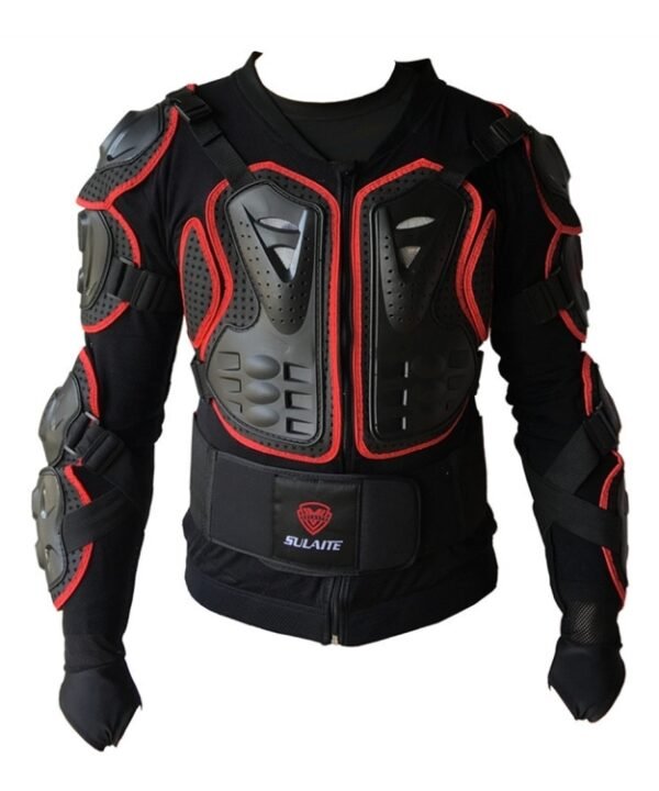 SULAITE BA-03 SUV Motorbike Bicycle Outdoor Sports Armor Protective Jacket, Size: XXXL(Red)