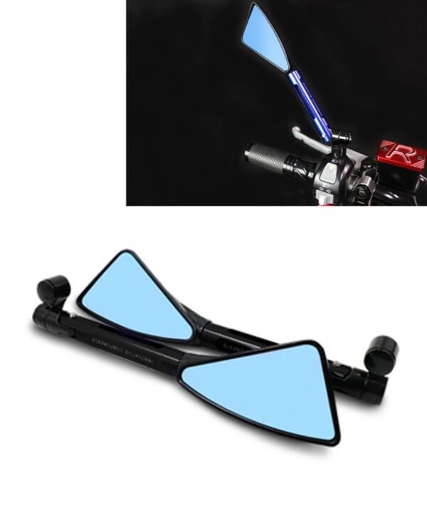 2 PCS Motorcycle Parts CNC Technology Aluminum Alloy Rearview Mirror Side Mirror