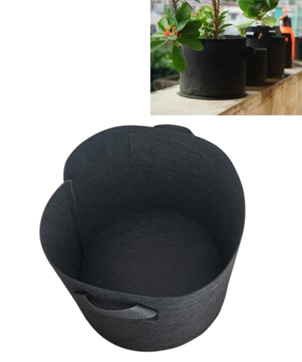 10 Gallon Planting Grow Bag Thickened Non-woven Aeration Fabric Pot Container with Handle