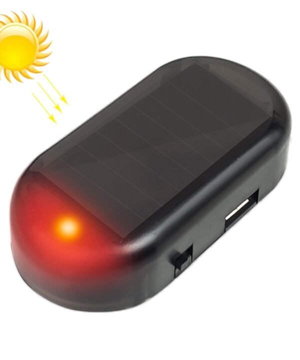 LQ-S10 Car Solar Power Simulated Dummy Alarm Warning Anti-Theft LED Flashing Security Light Fake Lamp, LQ-S10 (Red Light), LQ-S10 Blue Light