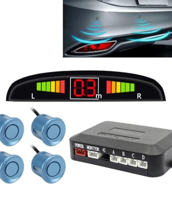Car Buzzer Reverse Backup Radar System - Premium Quality 4 Parking Sensors Car Reverse Backup Radar System with LCD Display
