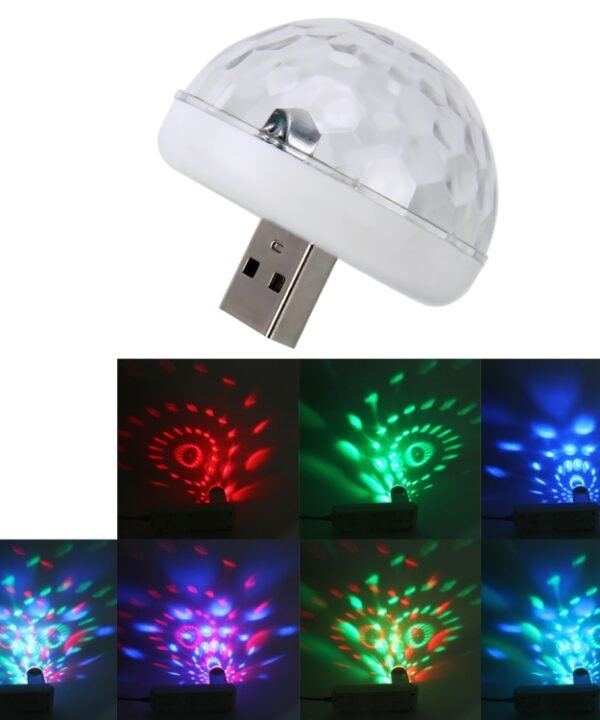 Universal PC Car Stage Party DJ USB LED Atmosphere Lights Colorful RGB Lighting Decorative Mini Lamp