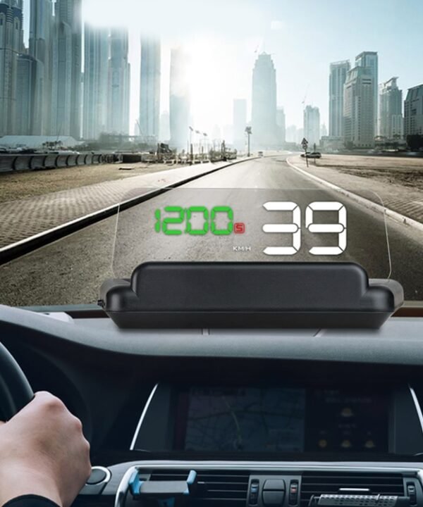 T900 Car GPS HUD Virtual HD Reflection Board Head-up Display, Speed & Driving Distance / Time Display, Over Speed & Voltage & Low Voltage Alarm, Fatigue Driving, T900  Green + White, T900 Blue + White, T900  White