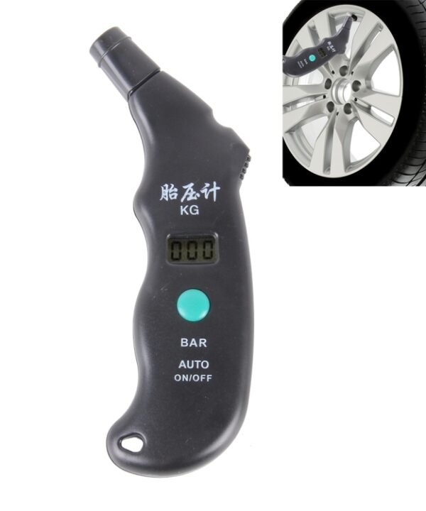 ROSH 86015 LCD Display Screen Digital Tire Gauge, Pressure Range: 0.1-10G
