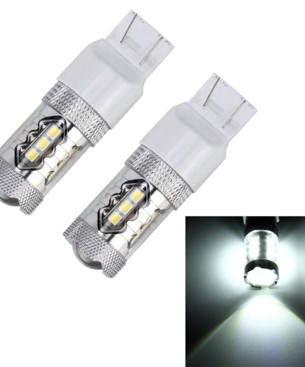 2 PCS T20 / 7440 5W 250LM 6000K Car Auto Turn Light Reversing Lights 16LEDs SMD-2835 Lamps, DC 12V, T20 / 7440