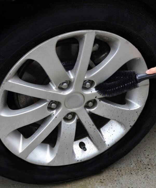 KANEED Portable Loop Style Auto Car Vehicle Motorcycle Wheel Tire Rim Hub Scrub Wash Brush Washing Cleaning Tool, Tire Rim Hub Brush, UK Stock Tire Rim Hub Brush, US Stock Tire Rim Hub Brush